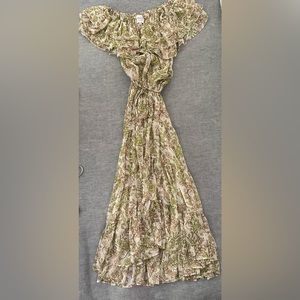 MISA Los Angeles Olympia Dress in Green Goddess Size M